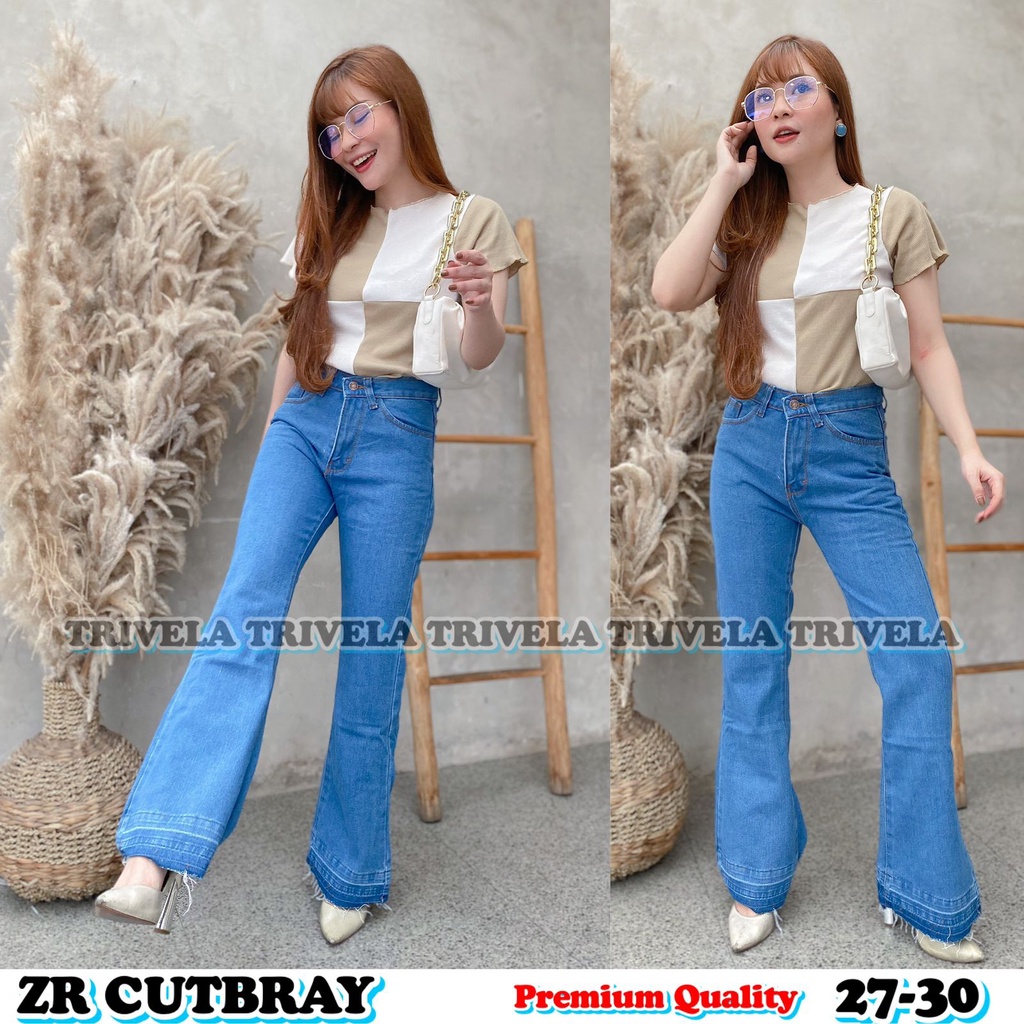 CELANA BOYFRIEND JEANS CUTBRAY ZR 77 / ZR77