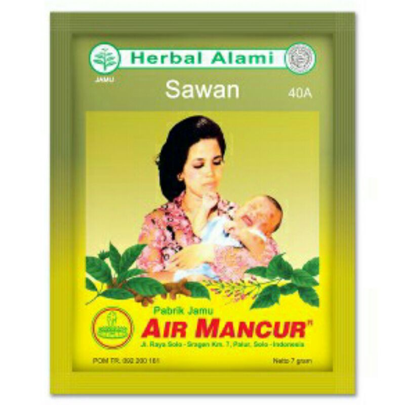 

Jamu Sawan 40A Air Mancur 1 pack isi 10 sahset