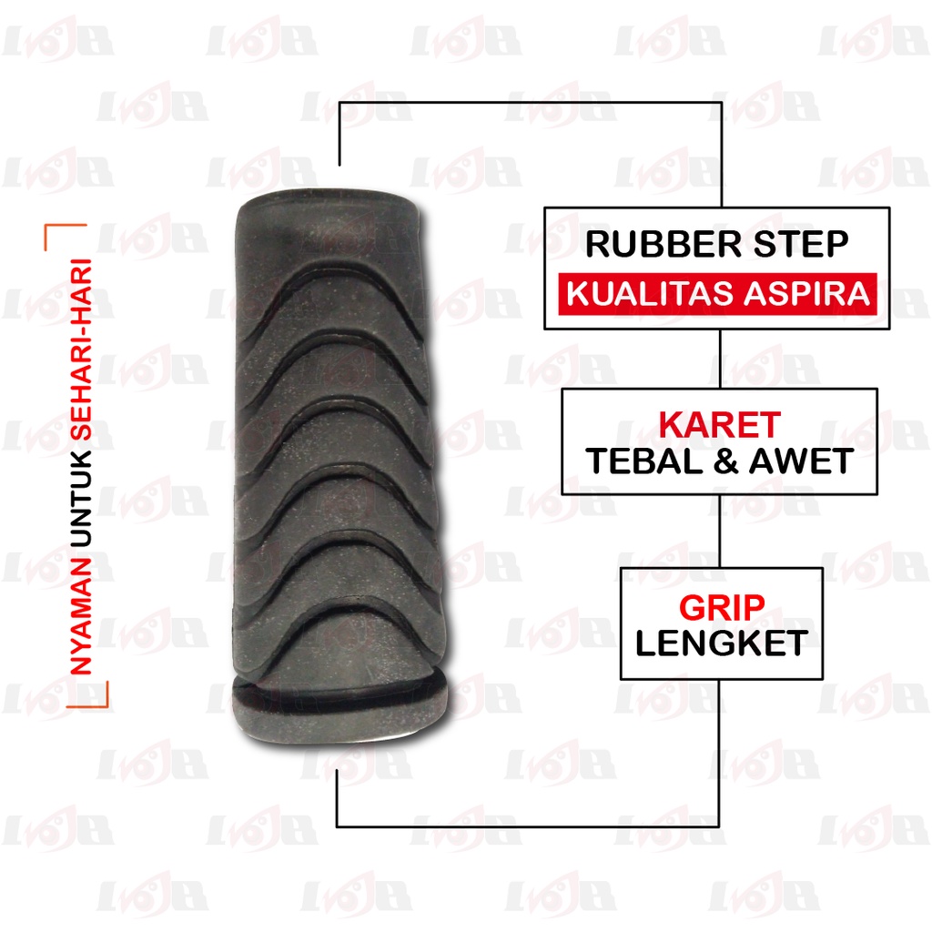 Aspira Karet Foot Step Depan Blade Revo Supra X 125 Footstep Motor Rubber Step Depan Karet