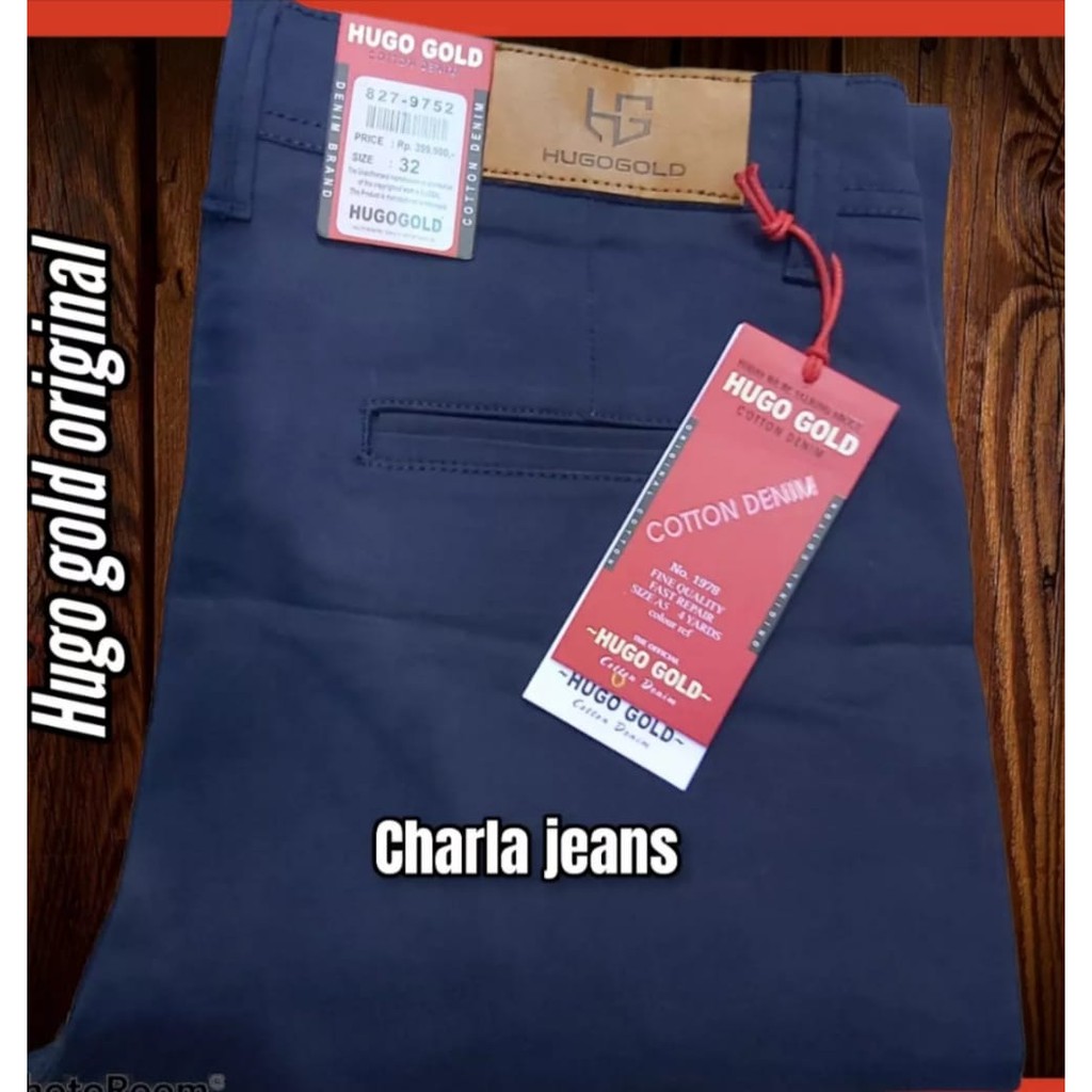 celana HUGO GOLD ORIGINAL chino pria