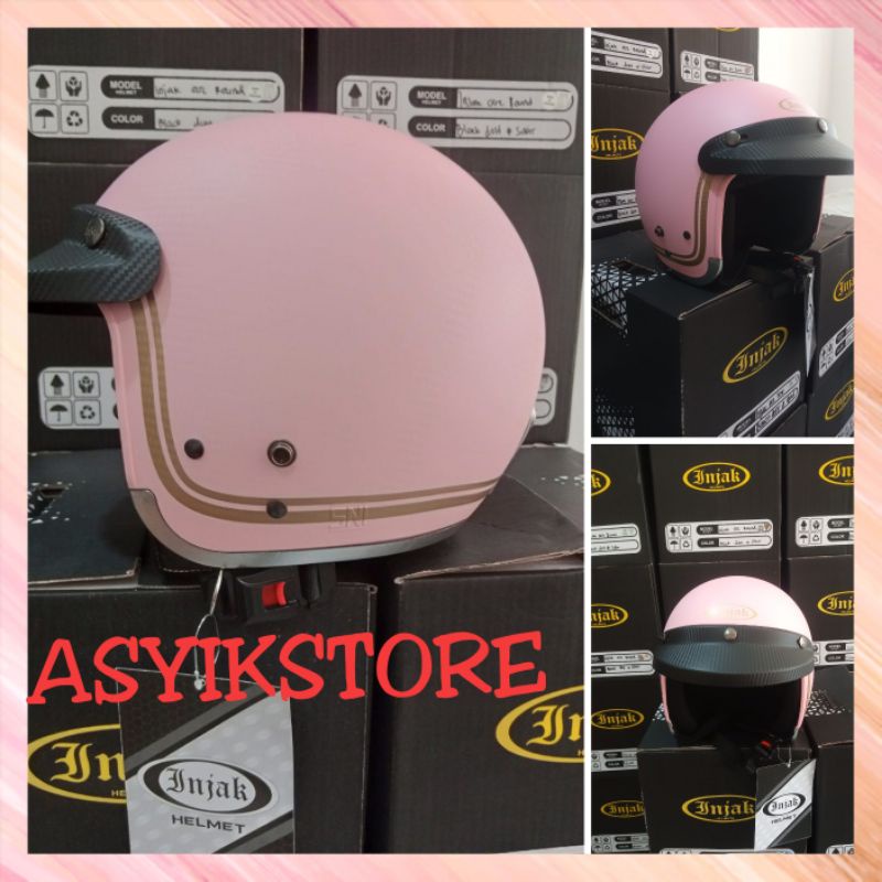 HELM BOGO CEWEK HIJAB MODEL TERBARU SNI ORIGINAL