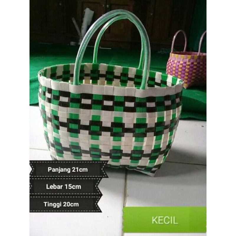 TAS Anyaman KECIL |Tas anyaman plastik | UKURAN Kecil
