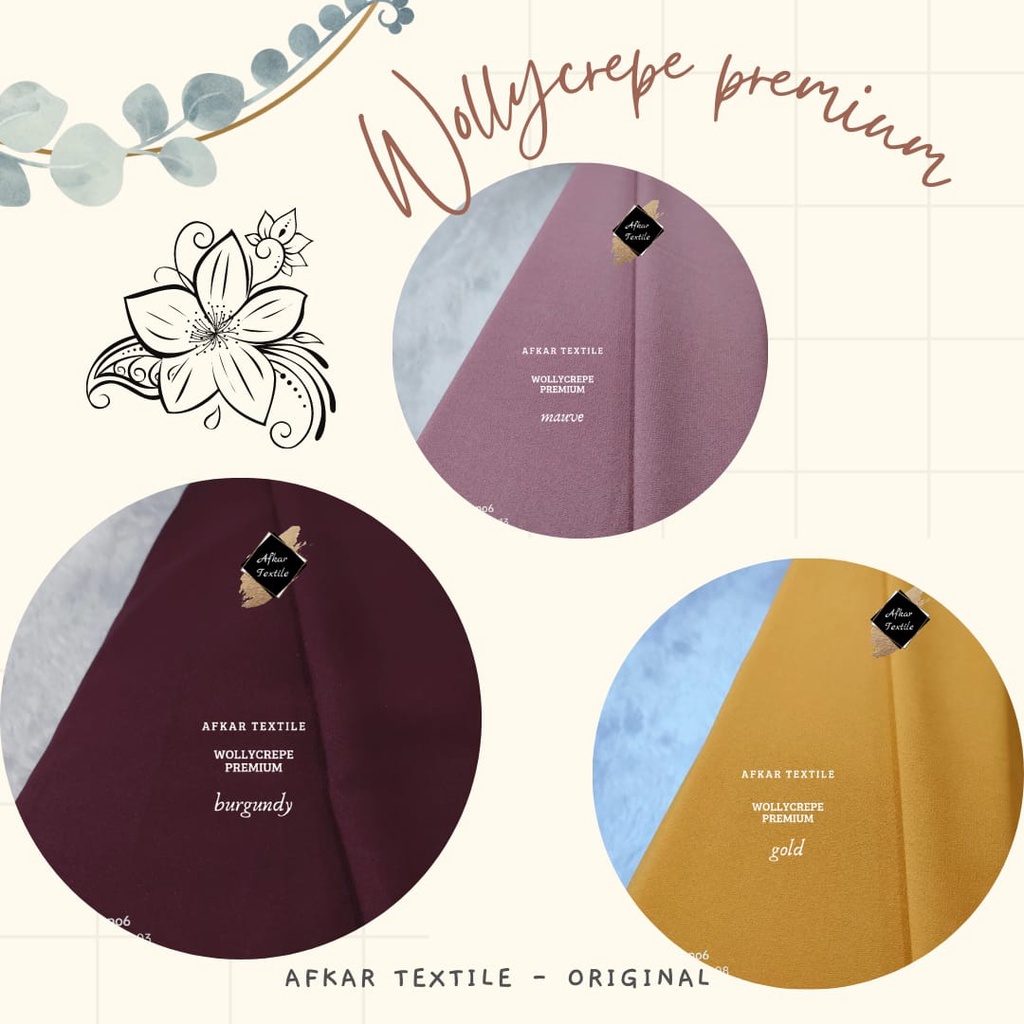 KAIN WOLLYCREPE CALTRI PREMIUM