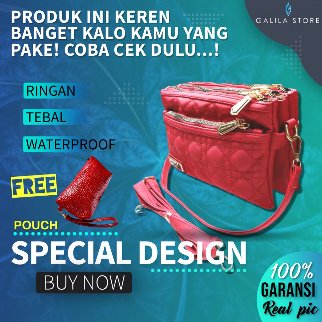 Tas Selempang CK Untuk Kerja Dan Jalan Jalan Wanita Ibu Ibu Waterproof Import Branded Terbaru Batam