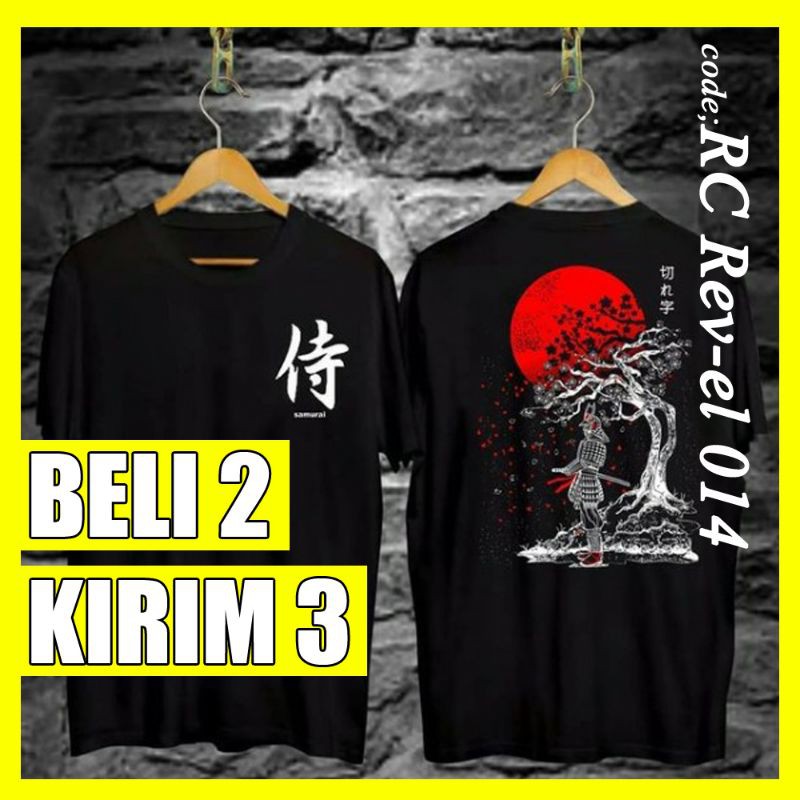 Kaos Jepang, Kaos Tulisan Jepang, Kaos Tulisan, Kaos Distro Samurai, Kaos Samurai Jepang