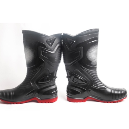SEPATU BOOT TINGGI AP BOOTS AP MOTO 3 HITAM MERAH SEPATU BOOT