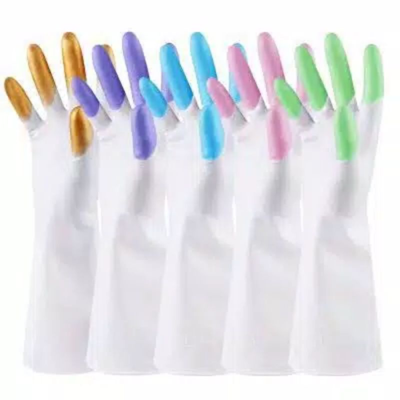 Sarung Tangan Karet Cuci Piring Anti Air Rubber Glove Murah