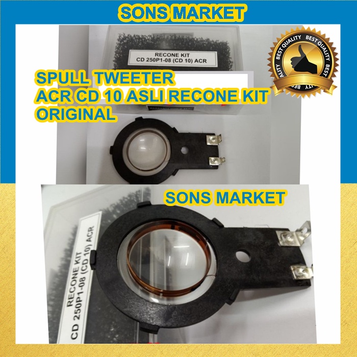 SPUL TWEETER ACR CD 10 ASLI RECONE KIT ACR SPULL TWITER ACR CD10