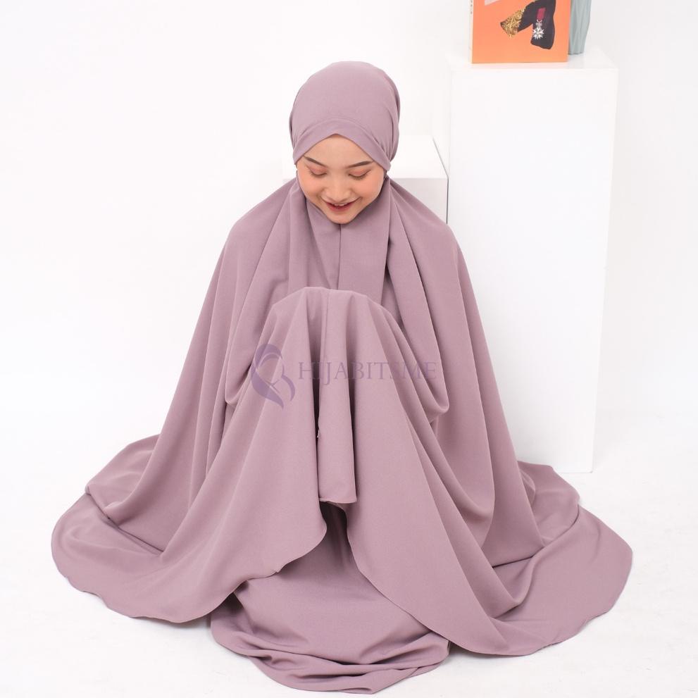 [BAG.19My22w] Mukena Dewasa Polos Jumbo Mukena Zaara by Hijabitsme