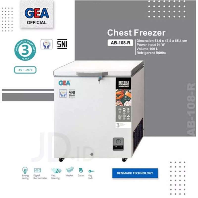 FREEZER BOX GEA AB-108-R / CHEST FREEZER GEA AB 108 R