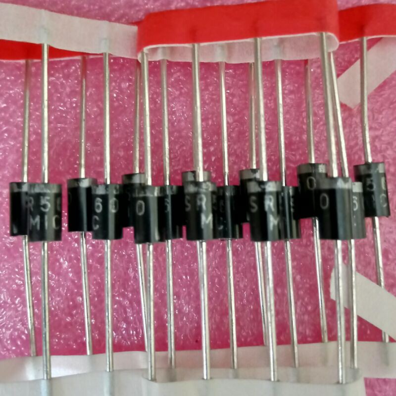 SR560 SB560 Sr560 MBR560 560 ORIGINAL DIODA SCHOTTKY 5A DIP DO-27