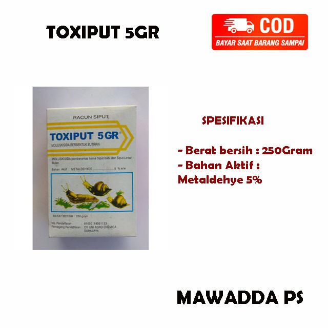 Racun Siput Toxiput Moluskisida