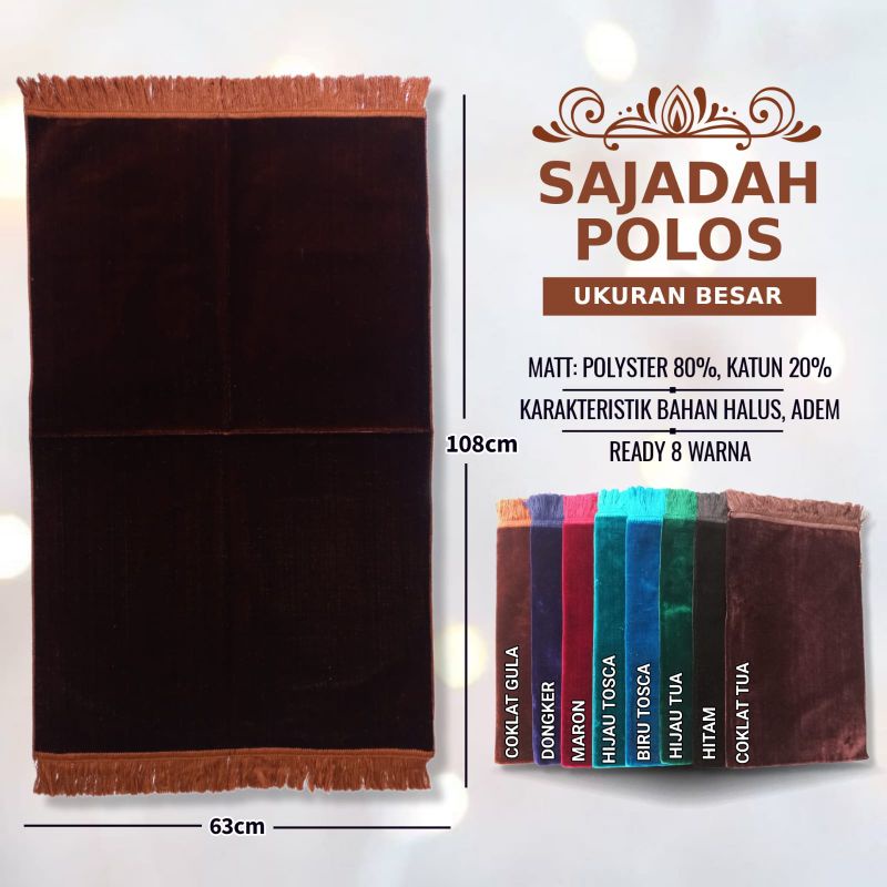 SAJADAH POLOS AR RAHMAN