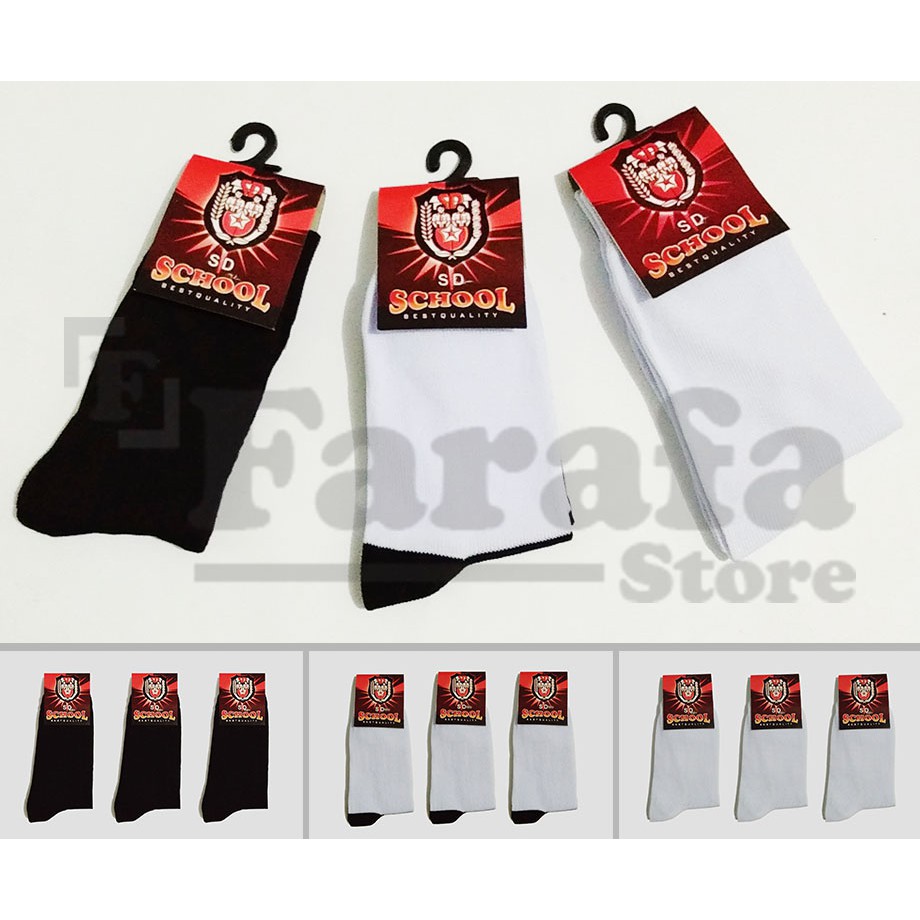 Kaos Kaki Sekolah SD Bahan Premium