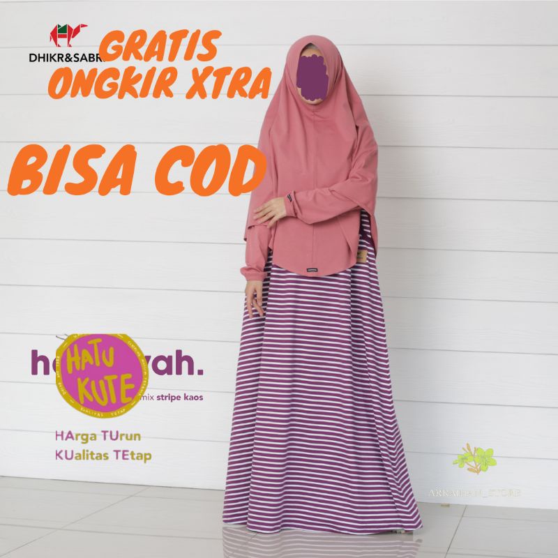 TERBARU Gamis Busui Dhikr&Sabr Haaniyah Series