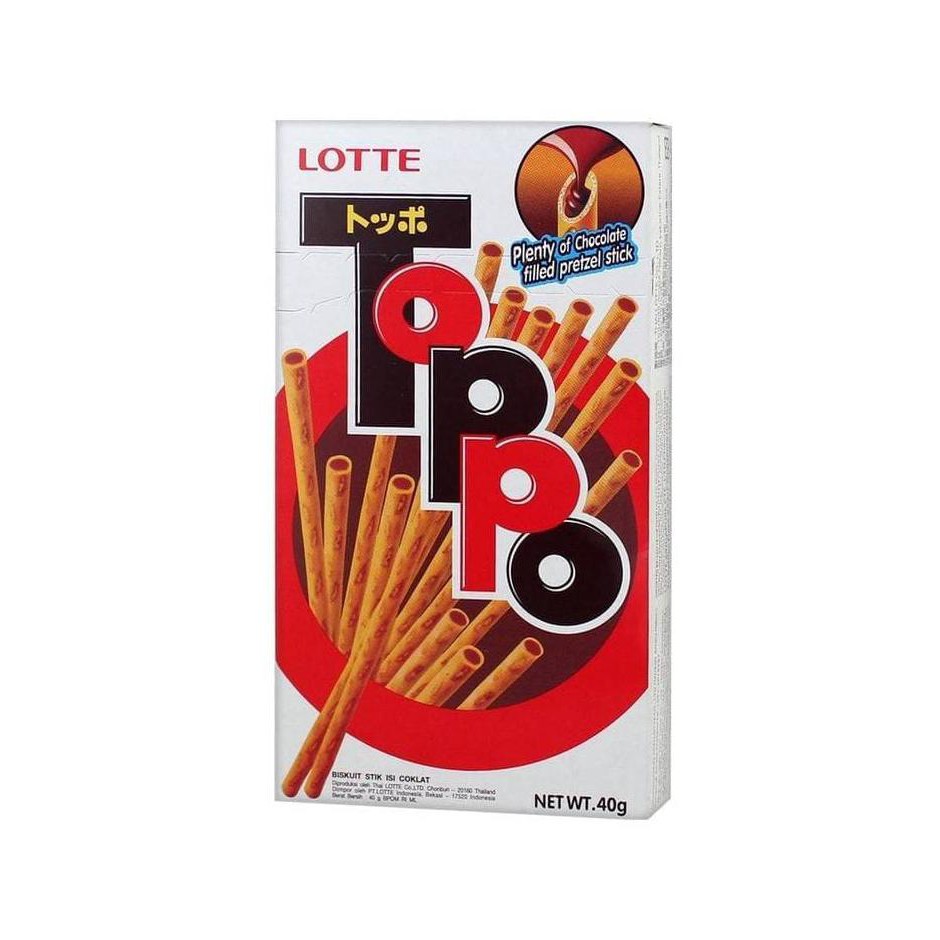 

New Lotte Toppo Chocolate Stick Snack Snek Coklat Cokelat Stik