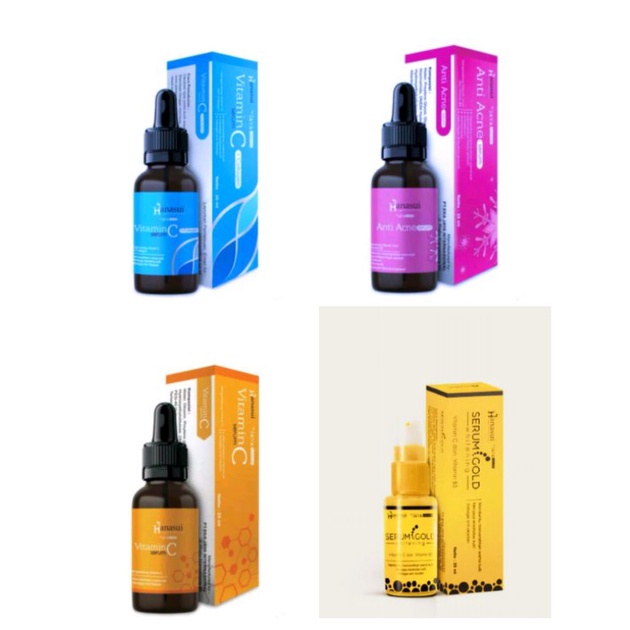 BPOM SERUM HANASUI ( Gold/Pink/Biru/Oren )