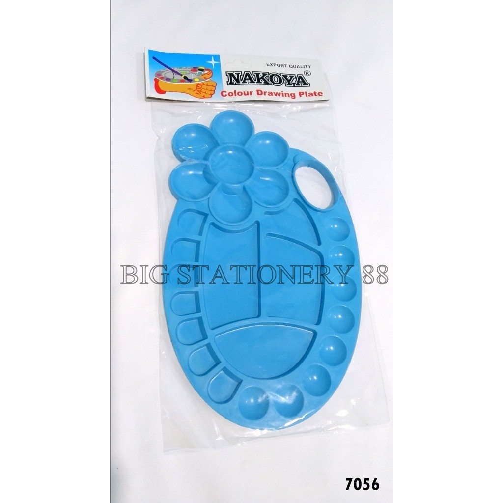 

12 PCS - Piring Cat Air Nakoya / Palet Lukis Wadah Bentuk Bunga Acrylic / Tempat Watercolor Palette