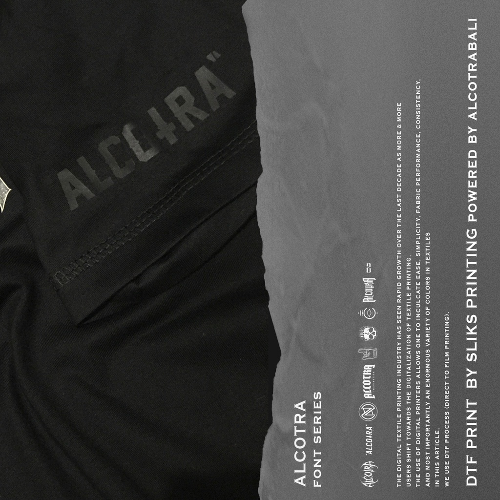 TS ALCO SKL // T-SHIRT ALCOTRA SKULL FONT