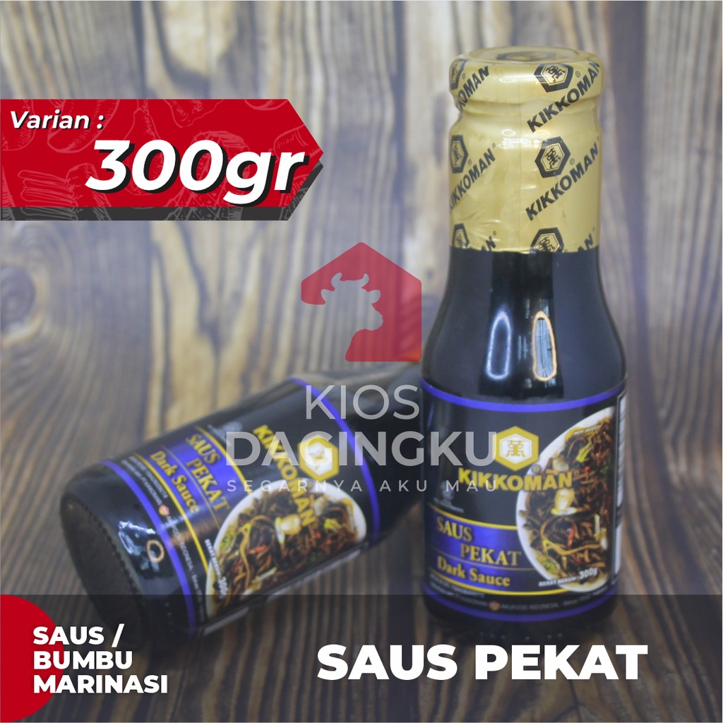 

Saus / Bumbu Marinasi SAUS PEKAT/DARK SAUCE KIKKOMAN @300gram