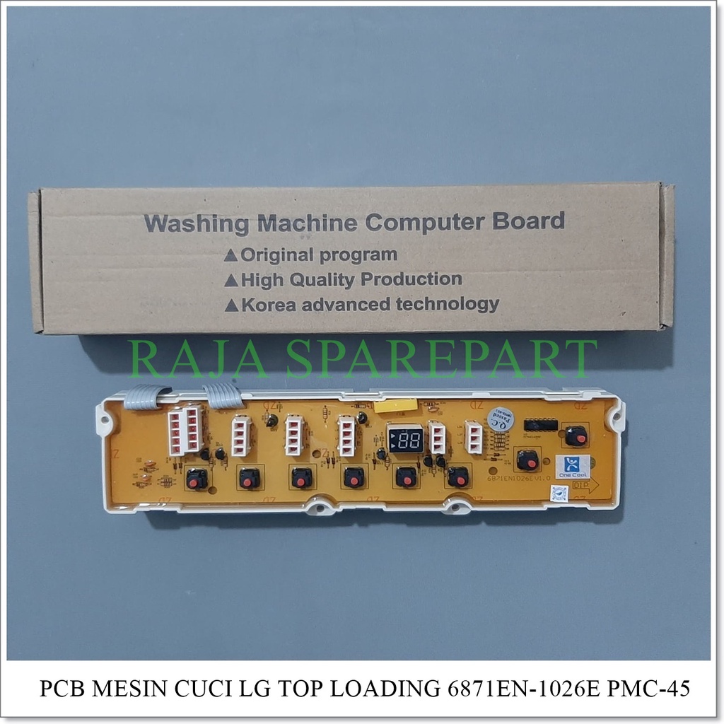 PCB/Panel/Modul Mesin Cuci LG 6871EN-1026E (Top Loading 8 Tombol) PMC-45