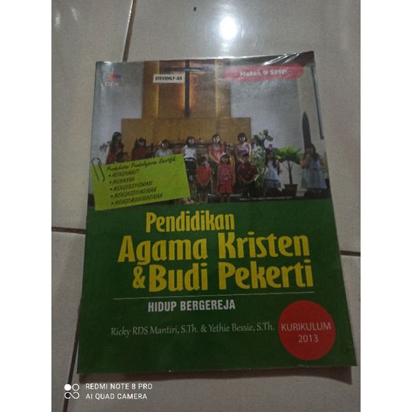 

Pendidikan Agama Kristen dan Budi Pekerti kelas 9 SMP