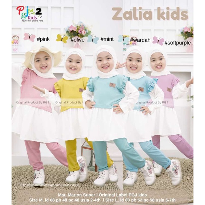 SETELAN ANAK ZALIA KIDS Original by PGJ Kids