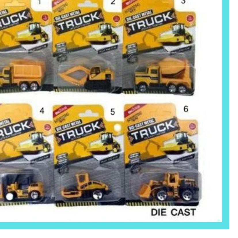 ♢ Mainan Anak Diecast Metal Truck Mobil Truk Konstruksi Construction miniatur truk mobil mobilan Z8H