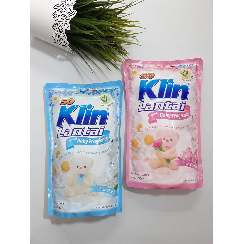 So Klin Lantai Baby Fragrance 750 ml