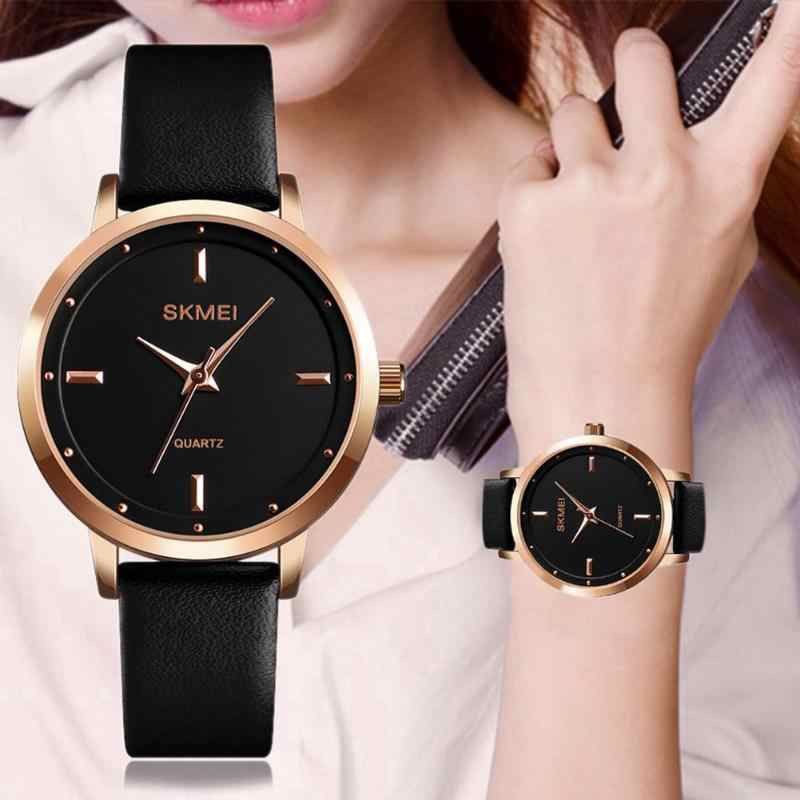 SKMEI 1457 ORIGINAL LEATHER WOMEN WATCH