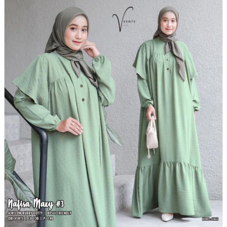 (NEW)SETELAN WANITA OOTD//NAFISA MAXY#3 BY VENTE