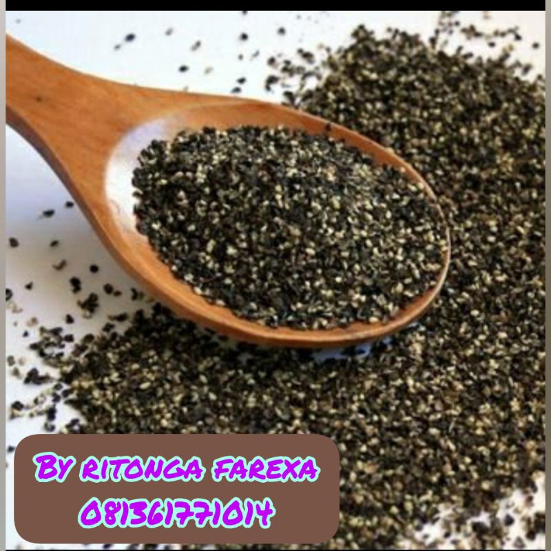 

Black Pepper Crushed / Grade A / Lada Hitam Cacah / Tumbuk Kasar 1 Kg