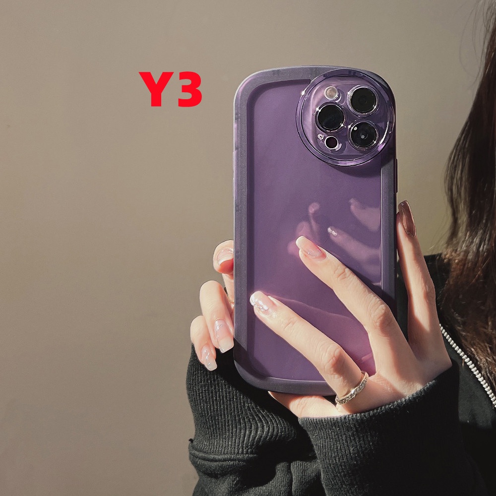 Casing Vivo Y20 Y11 Y15s Y21 2021 Y33S Y12 Y15 Y51 Y31 Y51A Y53s Y91 Y91C Y17 Y12i Y20i Y15A Y01 Y20S G Y21S Y33T Y21A Y21E Y21T T21A Y1S Airbag Macaron Color Case Soft TPU Cover