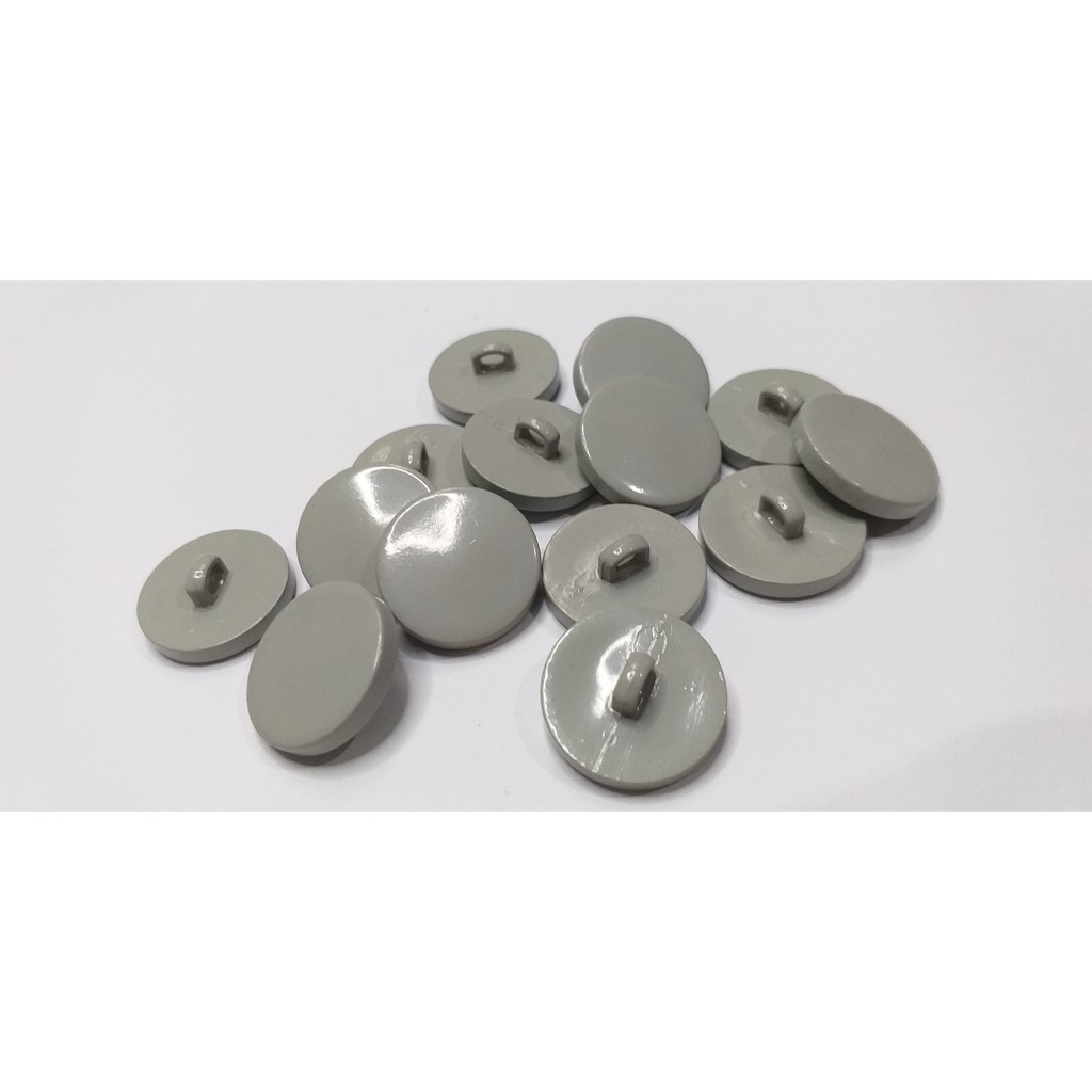 B.005 Kancing Jamur Jumbo Besar Abu-Abu Sweater Cardigan Jaket