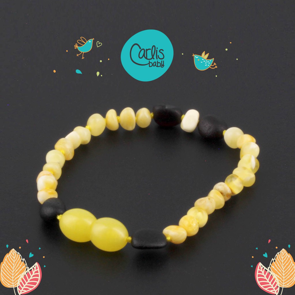 CE150 Gelang Amber Tumbuh Gigi Bayi By Carlis Baby