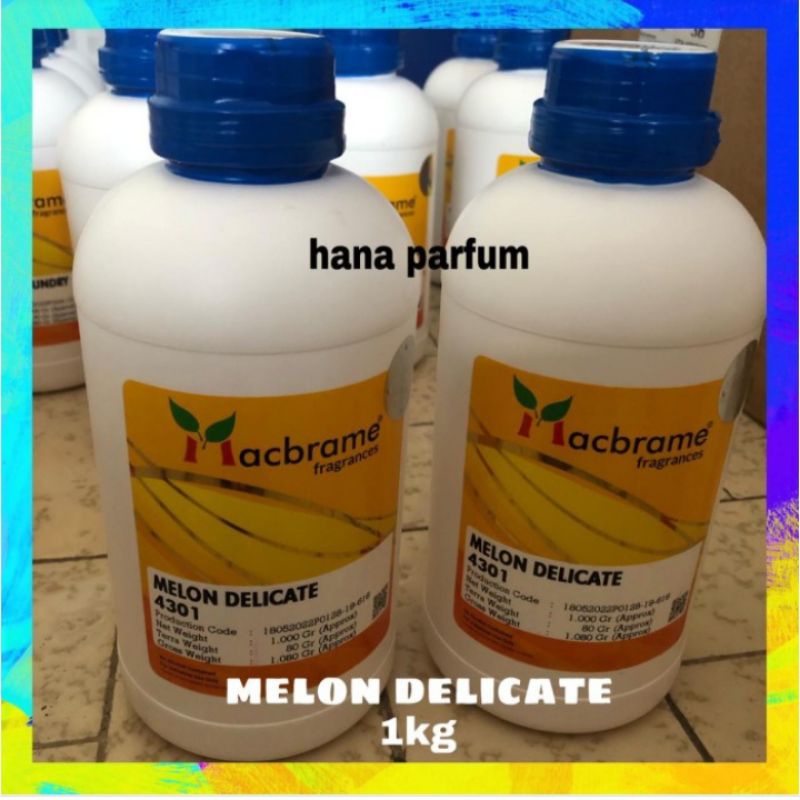 bibit parfum laundry MELON DELICATE macbrame 1kg segel pabrik