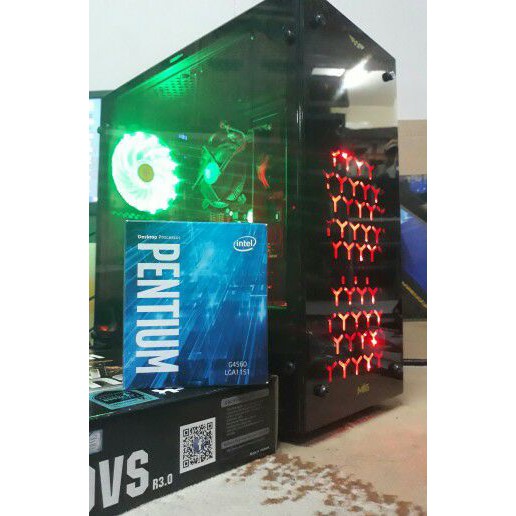 Promo PC RAKITAN / CPU / PC GAMING G4560 KEBYLAKE GEN7 + RX550 2GB DDR5