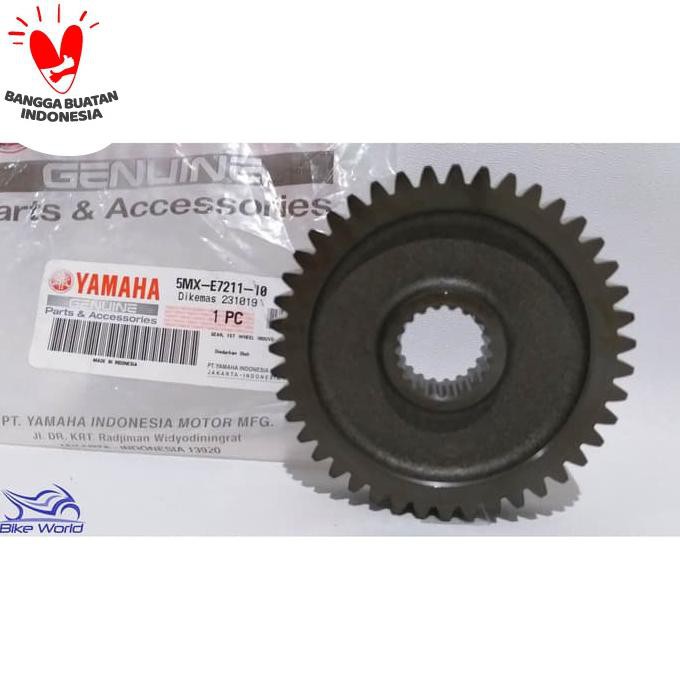 Gear Rasio Belakang Nouvo 43T 5Mx-E7211-10 Yamaha Genuine Parts Original