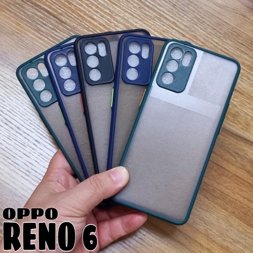 CASE MATTE OPPO RENO 6 5G TRANSPARAN FUZE MACARON MY CHOICE - FA