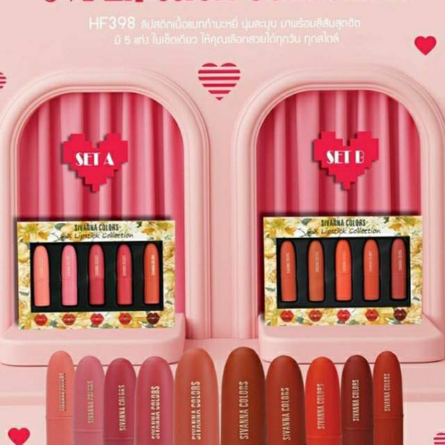 LIPSTIK 5X SIVANNA COlOURS