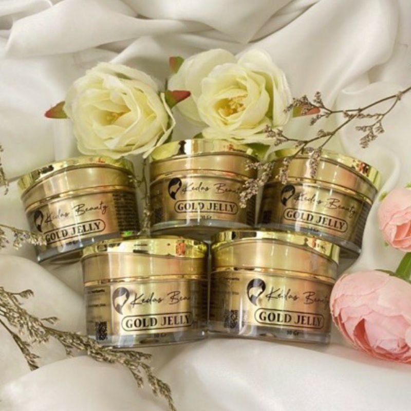 GOLD JELLY  pemutih wajah KEDAS BEAUTY ORIGINAL 100%