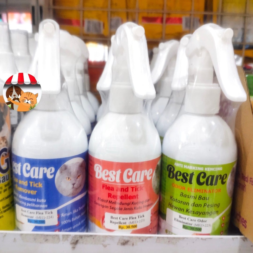 Best Care Flea &amp; Tick Repellent 250ml - Spray Anti Kutu Kucing Anjing