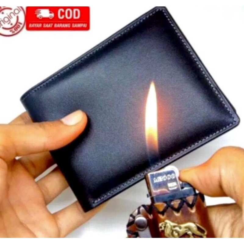 DOMPET KULIT PRIA ASLI GARUT BISA COD DOMPET LIPAT UKURAN STANDAR KULIT SAPI ASLI MOTIF POLOS