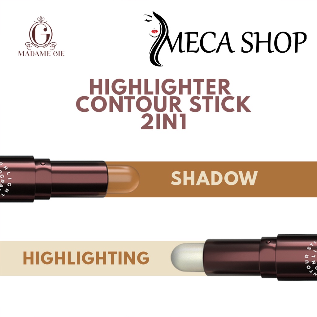 Madame Gie Halographic 2-in-1 Highlighter &amp; Contour Stick