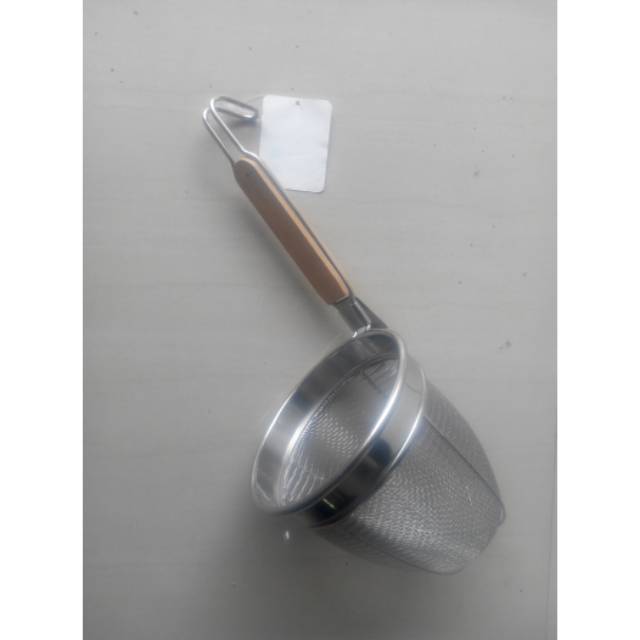 Serok Mie Kocok Gagang Kayu Vintage