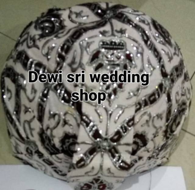 Blangkon solo prada sidoluhur putih