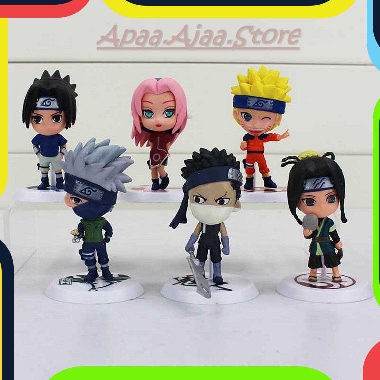 Bayar Ditempat Action Figure Naruto 6 PCS