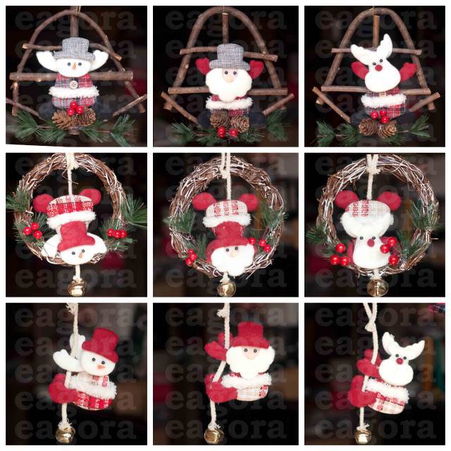 Ornamen Natal Dekorasi Pintu Rumah