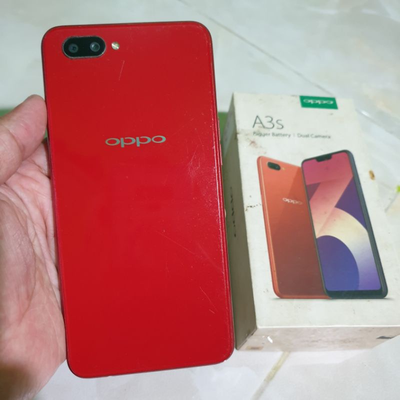 Oppo A3s 2/16 Ram 2gb Rom 16gb second berkualitas