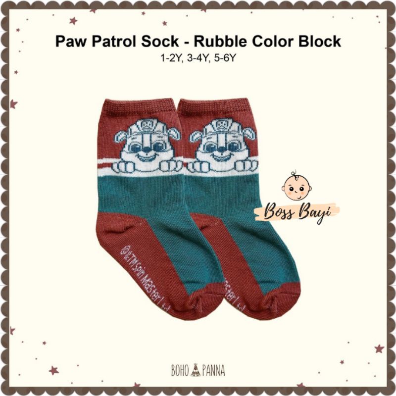 BOHOPANNA - Paw Patrol Sock - Kaos Kaki Anak Karakter Paw Patrol